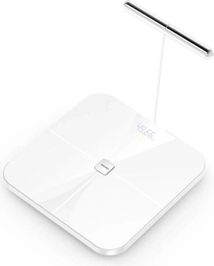 AWEI SS1 viedie personīgie svari ar Bluetooth 5.0 un ķermeņa analīzi, balti