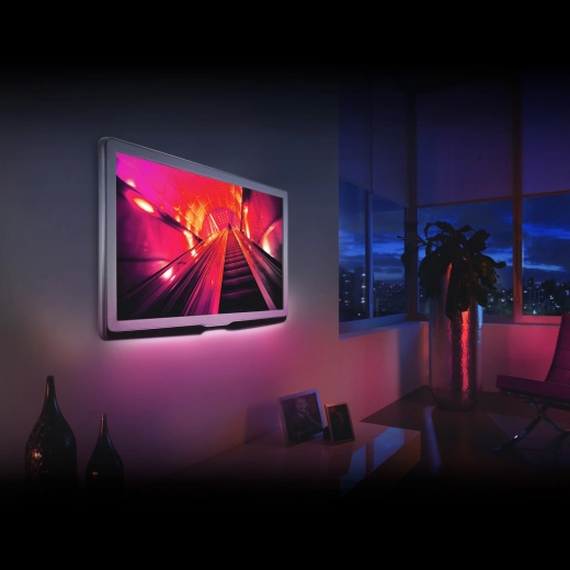 Griežama RGB LED lente televizora aizmugurei