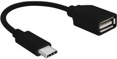 USB‑C (vīrietis) uz USB‑A (sieviete) USB 2.0 adapteris