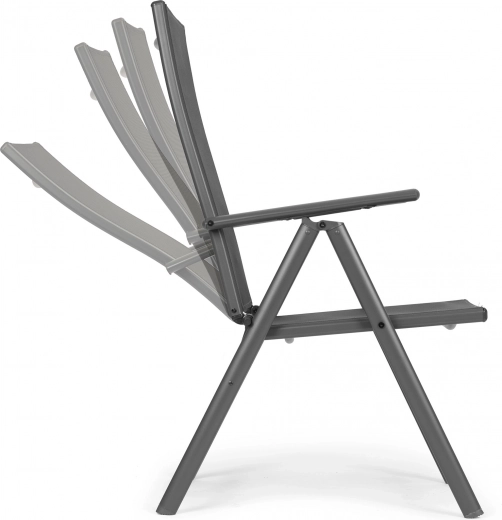 7 pozīciju atzveltne maksimālam komfortam