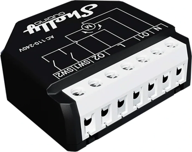 Shelly Wave Shutter LR Z-Wave controller for roller shutters and blinds