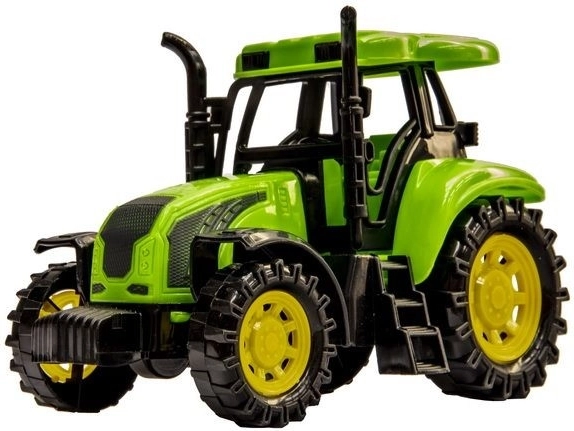 Reālistisks traktors ar izteiksmīgām detaļām