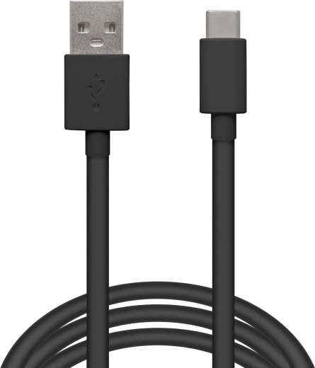 USB-C datu kabelis, melns, 2 m
