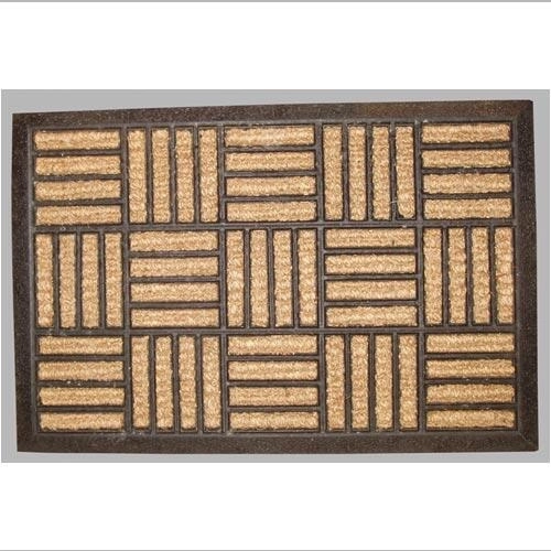 Criss Cross Doormat 40 × 60 cm made of coconut fiber and PP