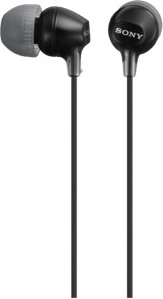 Iekšausu austiņas ar mikrofonu SONY MDR-EX15AP melnas