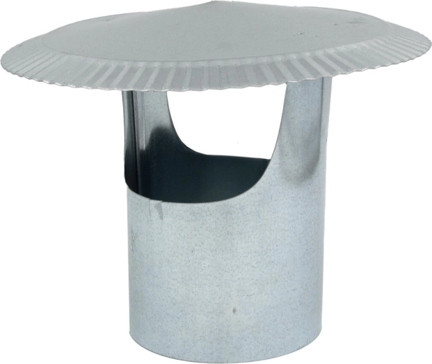 Galvanized chimney cap 118 mm