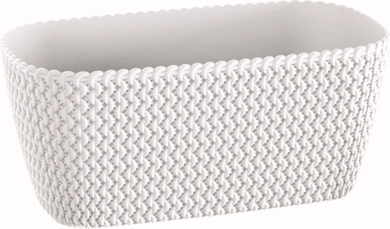 Puķu kaste Splofy Case 29,7 cm, balta