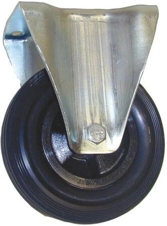 Fiksēts ritenītis 200 mm, kravnesība 120 kg