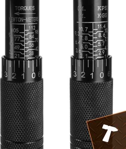 Precīza griezes momenta iestatīšana 7–112 Nm