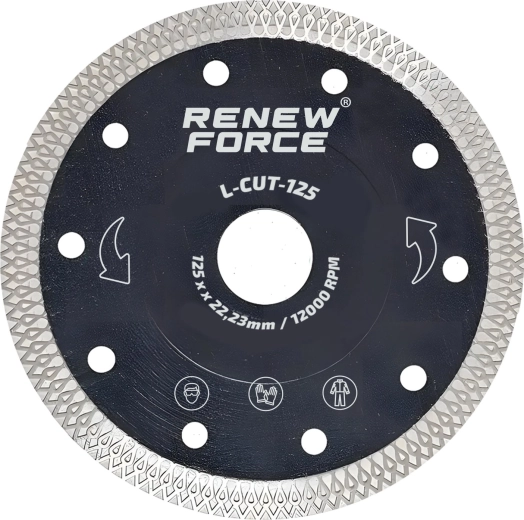 RENEW FORCE L-Cut Diamond Disc 125 mm