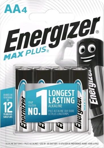 Sārma baterijas AA ENERGIZER MAX PLUS, 4 gab.