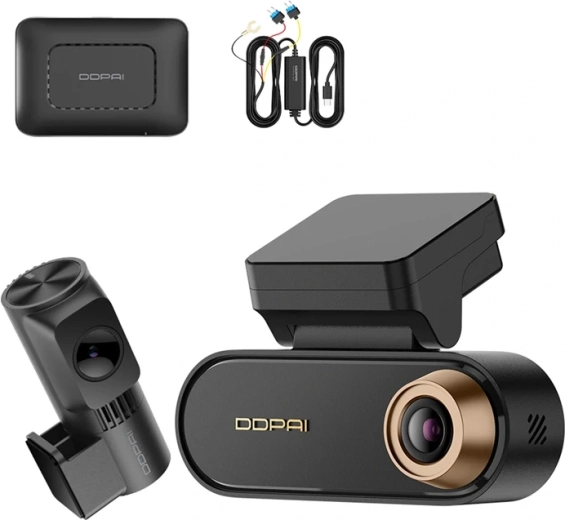 Divkanālu automašīnas videoreģistrators Ddpai N5 Pro 4G