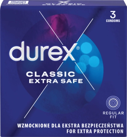 Durex prezervatīvi Extra Safe 3 gab.
