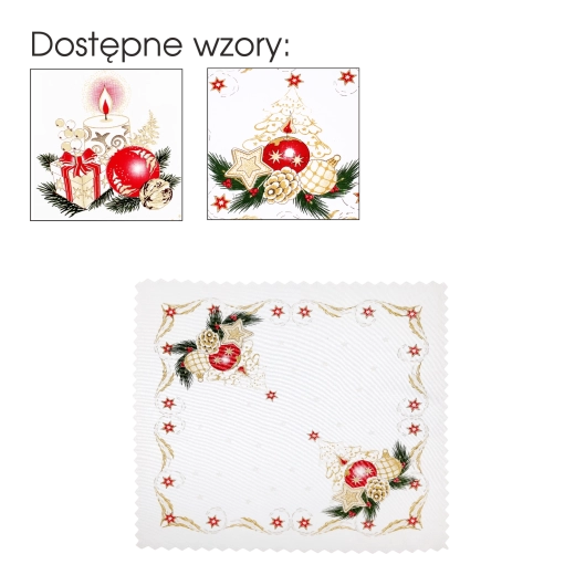 Christmas decorative napkin Boże Narodzenie 46 × 46 cm - 1 piece