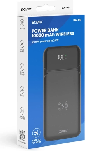 Ietilpība 10 000 mAh kompaktā izpildījumā
