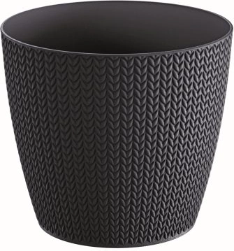 Wheaty Flower Pot anthracite 25.8 cm