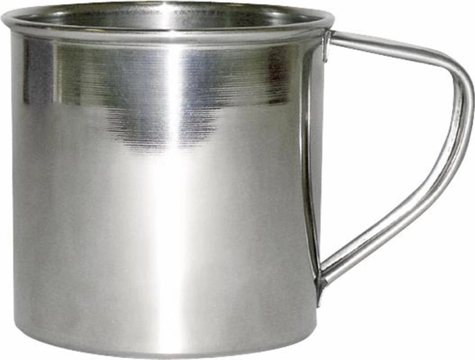 Stainless steel kitchen mug with handle 350 ml