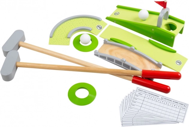 Koka mini golfs BIGJIGS TOYS bērniem
