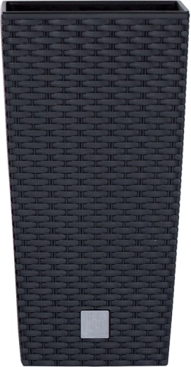 Rato Square Planter with Insert 20 × 20 × 37.6 cm anthracite