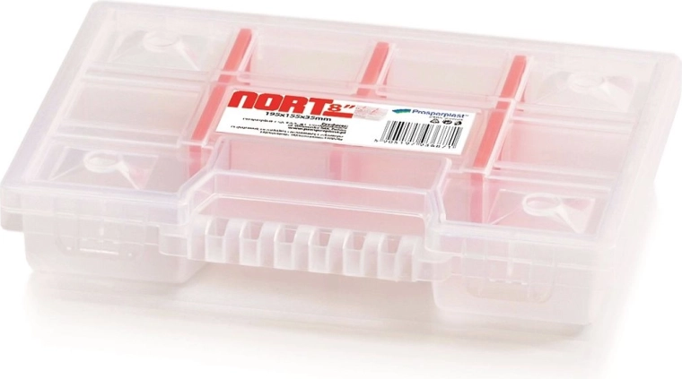 Plastmasas organizators ar 10 nodalījumiem NORT