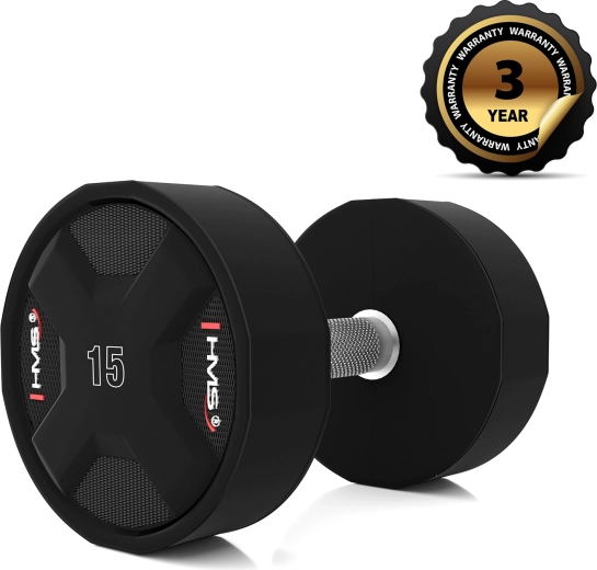 Poliuretāna hantele HMS HPC 15 kg