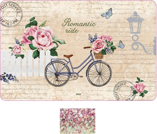 Plastmasas paliktnis Flowers 43 × 28 cm