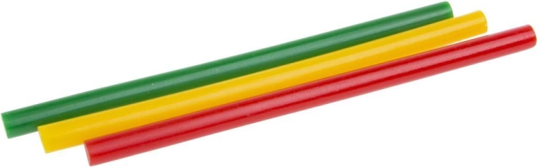 Krāsainas karstās līmes stienīši līmes pistolei 11,2 × 200 mm (10 gab.)