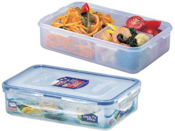 Pārtikas kārba LOCKnLOCK ar 3 nodalījumiem 800 ml