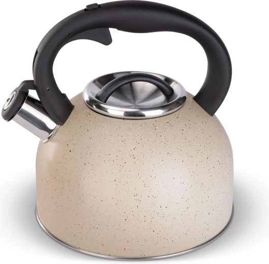 Lamart stainless steel tea kettle Dots 3 l cream