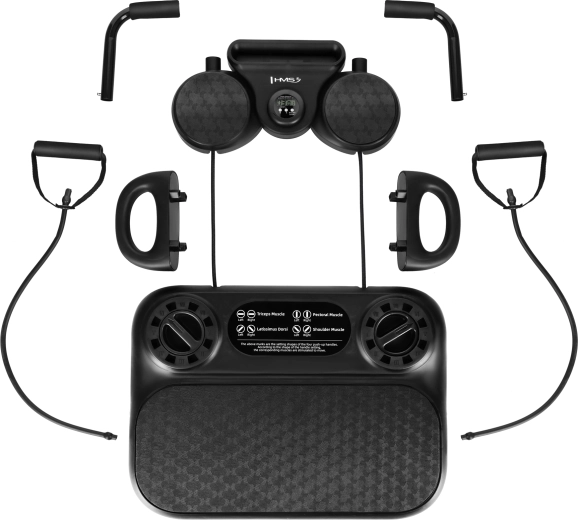 Daudzfunkcionāla treniņu platforma atspiešanās un vēdera preses vingrinājumiem ar ekspanderiem HMS DBP01