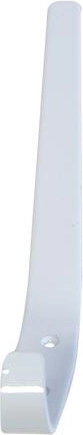 Large wall-mounted hook 75 × 120 mm, nickel (5 pcs)
