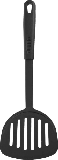 Blackline wide spatula made of PBT thermoplastic with holes, 31 cm