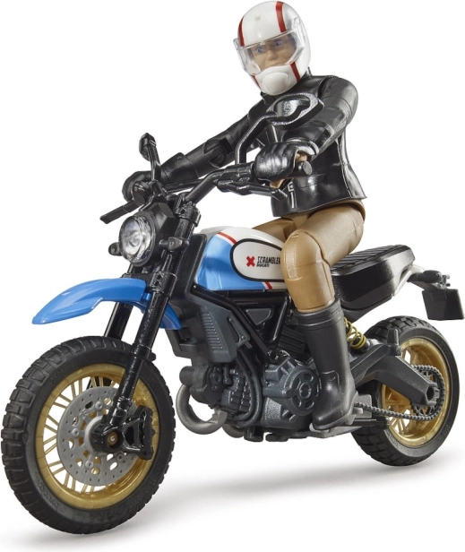 Bworld motocikls Scrambler DUCATI Cafe Racer ar braucēju