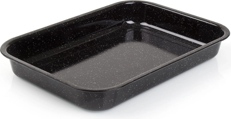 Emaljēta cepamā panna Culinaria Black 42 × 29 cm