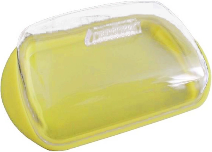 Plastmasas sviesta trauks ar vāku