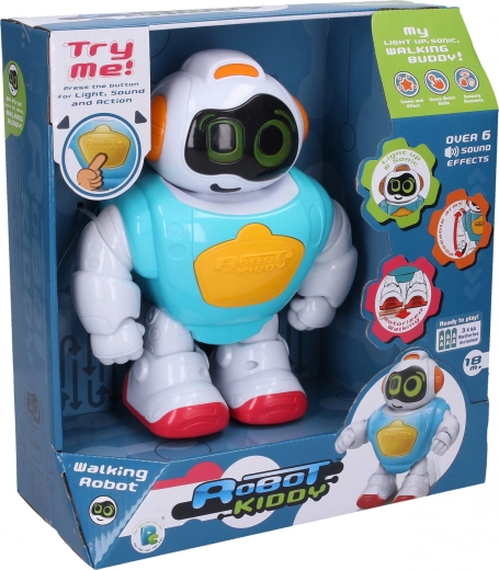 Kiddy robots, staigājošs ar efektiem 21 cm