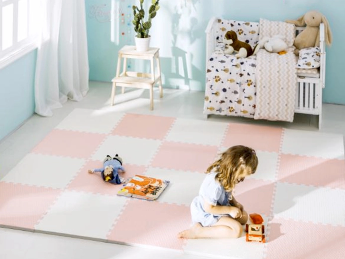 Soft and safe for crawling and first steps