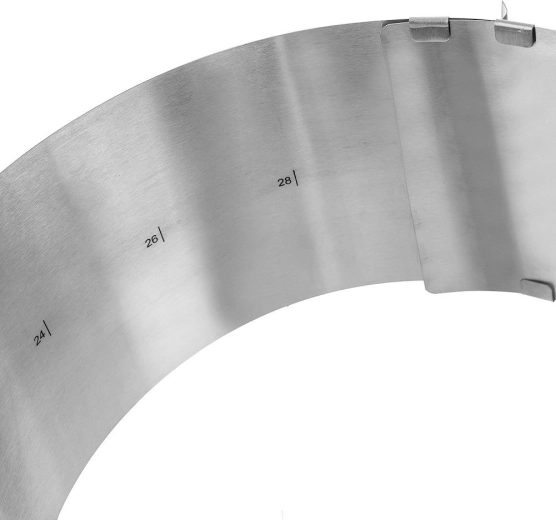 Plašs diametra diapazons 16–30 cm