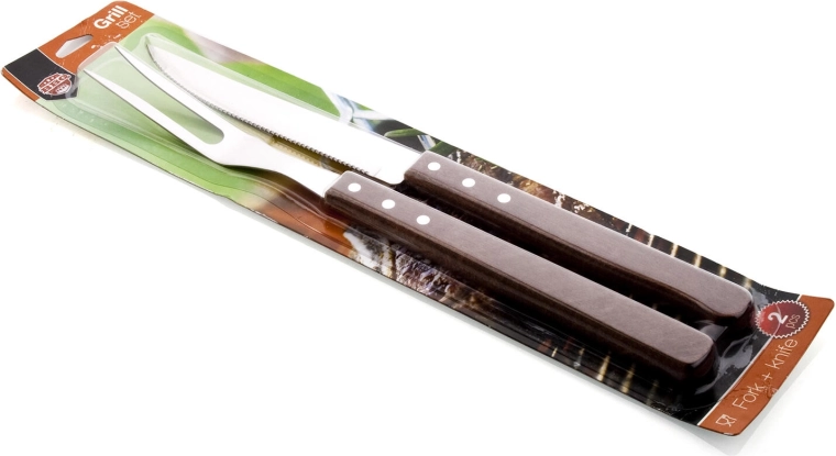 Two-prong fork for secure handling