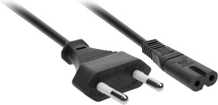 Solight 2 kontaktu barošanas kabelis (astoņnieks) 230 V, 2,5 A, 2 m