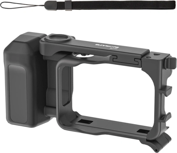 Sunnylife vlogging kit for Insta360 GO Ultra with neck lanyard and cold shoe mount (black)