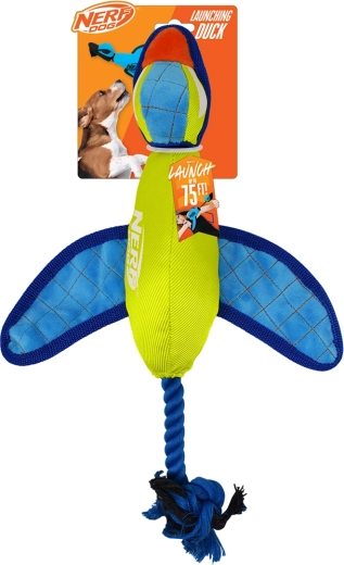 Nerf Dog neilona aportēšanas pīle ar čaukstošiem spārniem 42 cm