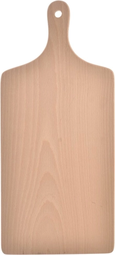 Wooden cutting/serving board with handle 32 × 13.5 cm