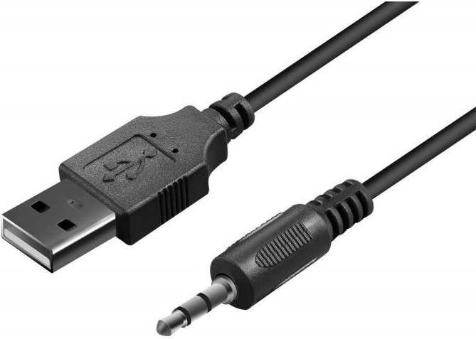 Vienkārša pieslēgšana ar USB un 3,5 mm