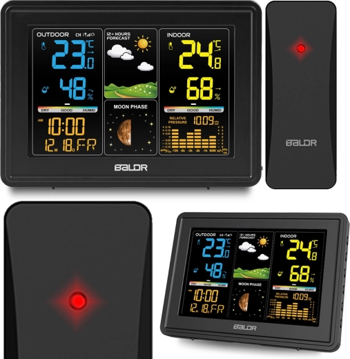 BALDR Weather Station in Black