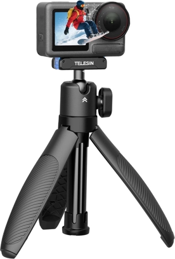Telesin ātri piestiprināms pašbildes monopods ar statīvu DJI Osmo Action kamerai