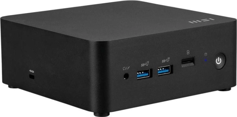 Mini pc msi cubi nuc 1mg s windows 11 pro, intel core 5‑120u, 16 gb ram, 512 gb ssd, wifi and bluetooth, black