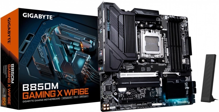Gigabyte B650M Gaming X WiFi 6E pamatplate AM5