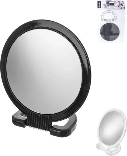 Divpusējs kosmētiskais spogulis Duo 15 cm ar statīvu, mikss