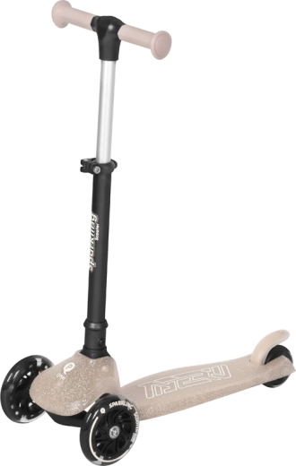 Qplay bērnu skrejritenis Sparkling black pro bērniem 3+ – Nude rozā